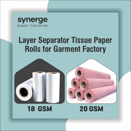 Interleaving Tissue Separator Rolls For Garment Factories