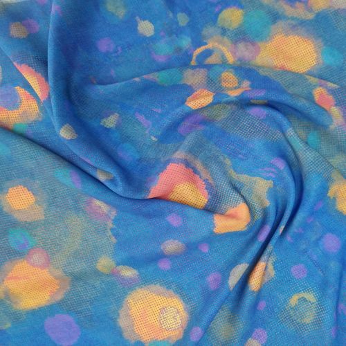 Abstract Spring Printed Fabric