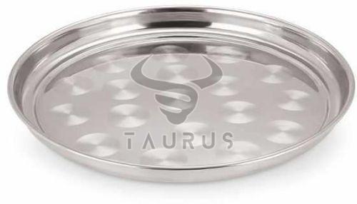 25 Cm Stainless Steel Round Tray