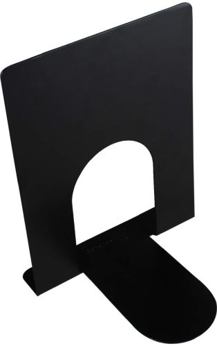 Plain Black Metal Bookend