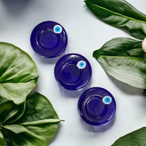 Round Evil Eye Candle Holder