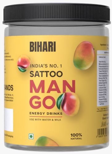 500gm Bihari Mango Flavour Sattu Energy Drink Powder