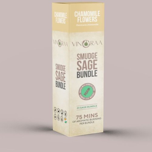Chamomile Flowers Smudge Sage Bundle