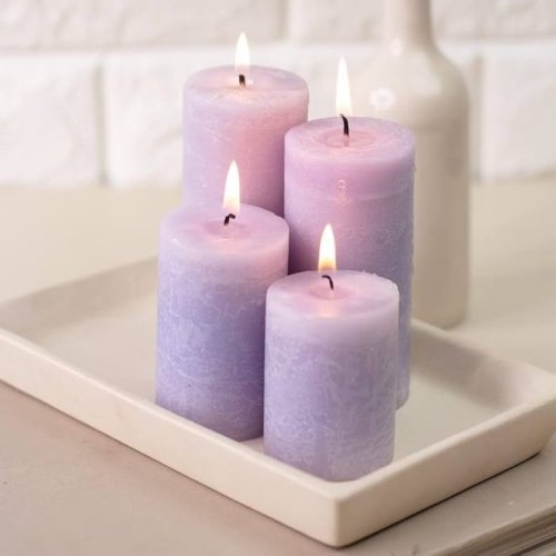 Lavender Torch Candle