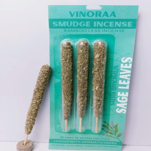 Sage Leaves Long Smudge Incense Sticks