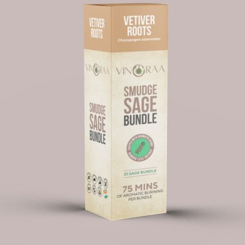 Vetiver Roots Smudge Sage Bundle