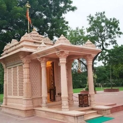 8Feet Jodhpur Sandstone Temple