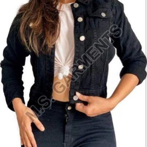 Full Sleeve Ladies Denim Jacket