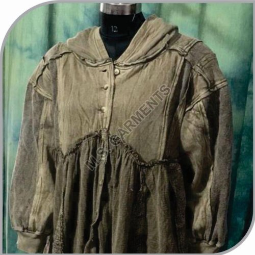 Ladies Designer Hooded Jacket