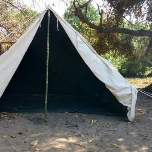 18x15 Inch White Cotton Canvas Labour Tent