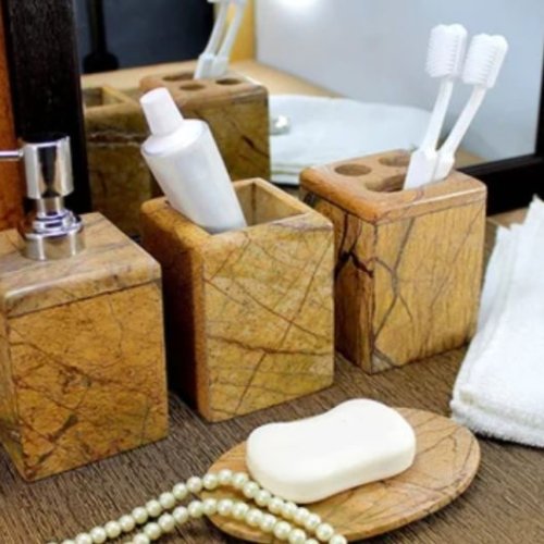 premium soap toothbrush dispenser stand