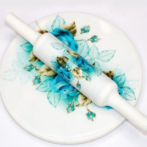 Marble &AMP; Wooden Chakla Belan