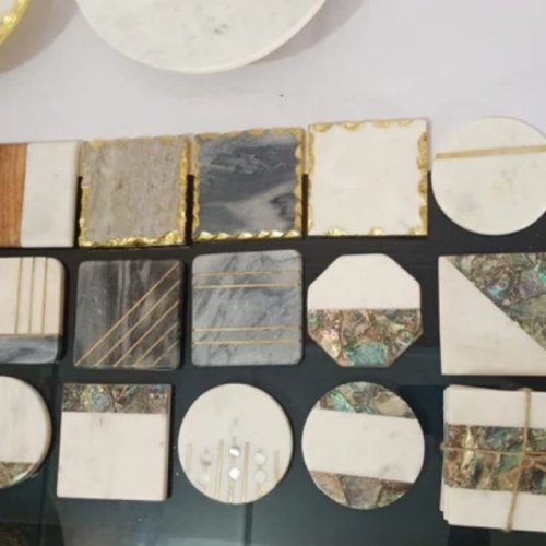 Designer Marble Coaster