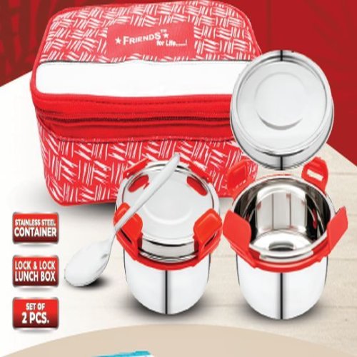 Braquo Click Stainless Steel Lunch Box