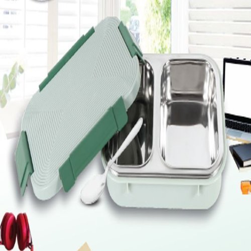 Square Steel Max Insulated Lunch Box