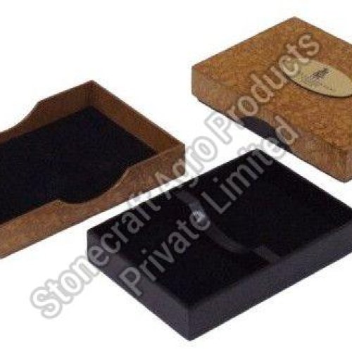 Rectangular Wooden Card Box