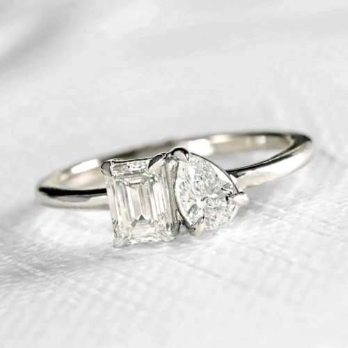 2.5 Carat White Gold Women Diamond Ring