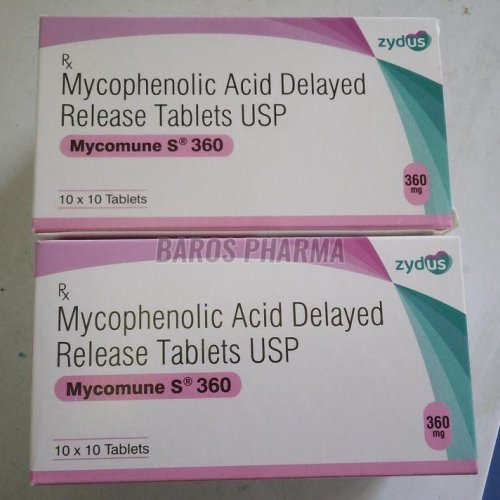Mycophenolic Acid Delayed Release 360mg Tablets