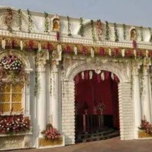 Multicolor Designer Wedding Fiber Entrance Gate