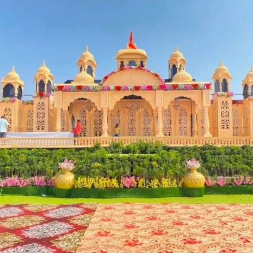 Roman Fiber Wedding Stage