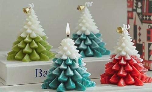 Cone Scented Wax Candle