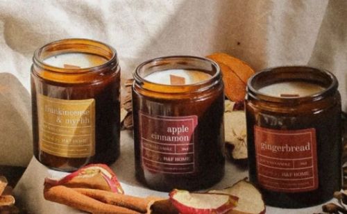 Decorative Jar Scented Wax Candle