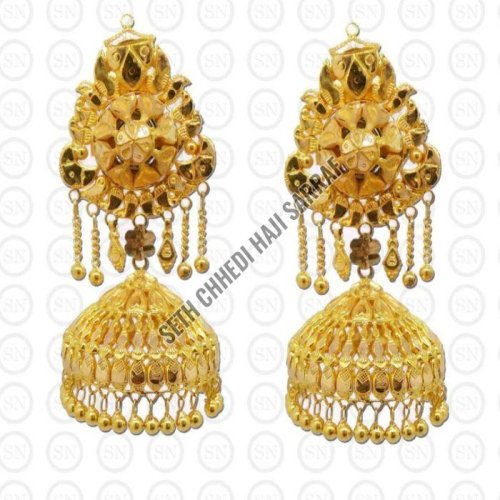 EJ07 Gold Jhumka
