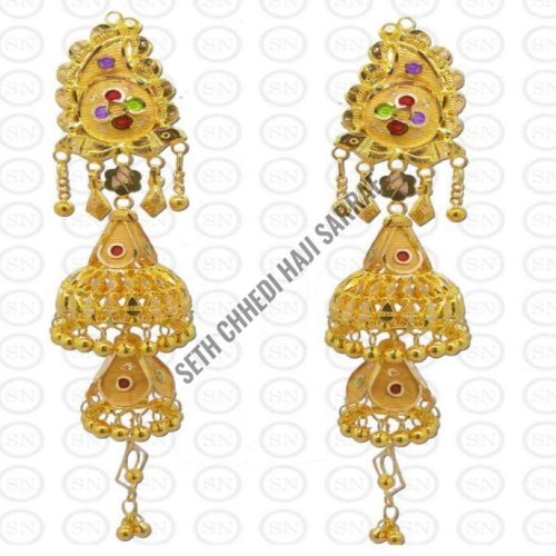 EJ10 Gold Jhumka