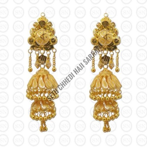 EJ11 Gold Jhumka