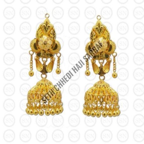 EJ14 Gold Jhumka
