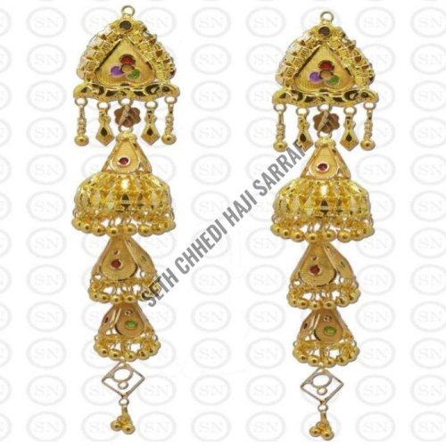 EJ15 Gold Jhumka