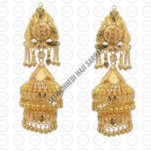EJ16 Gold Jhumka