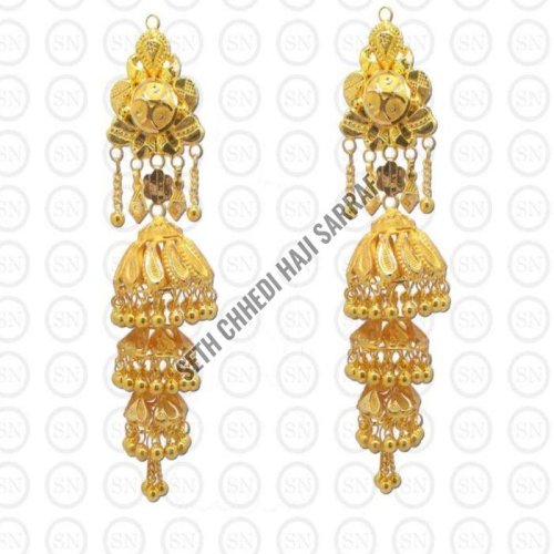 EJ17 Gold Jhumka
