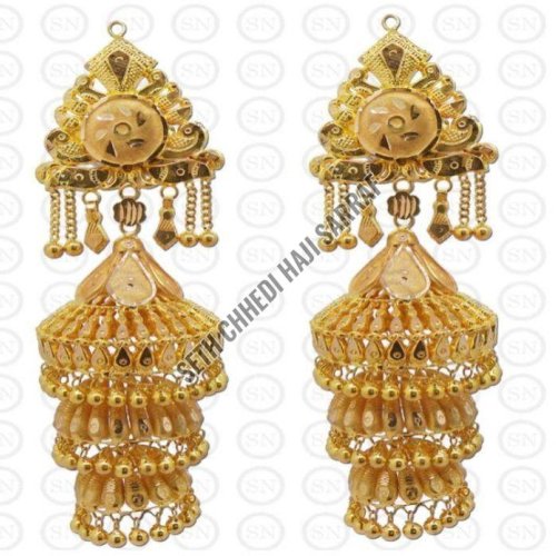 EJ20 Gold Jhumka