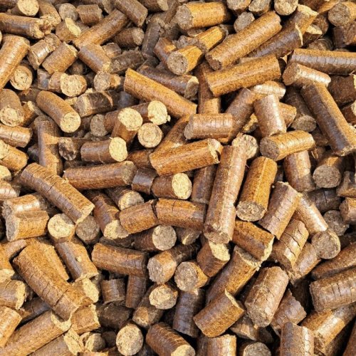 Brown Mustard Husk Biomass Pellet