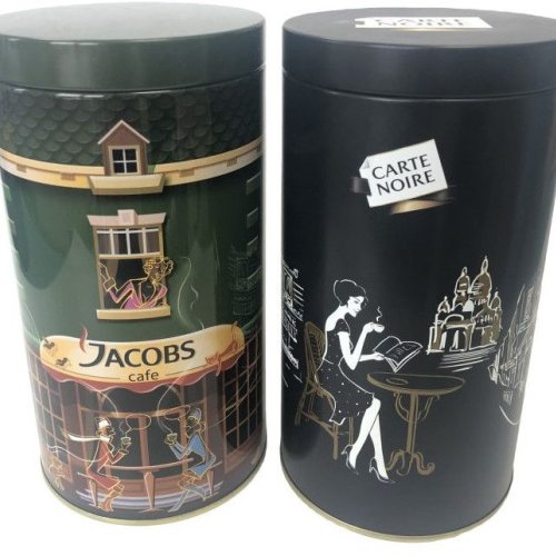 Green Tea Airtight Tin Box