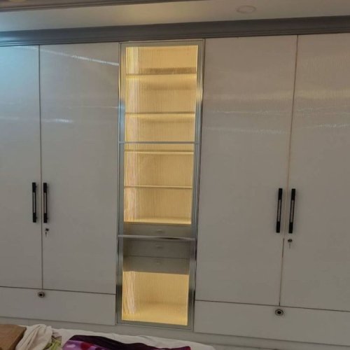 White Hinged Modular Wardrobe