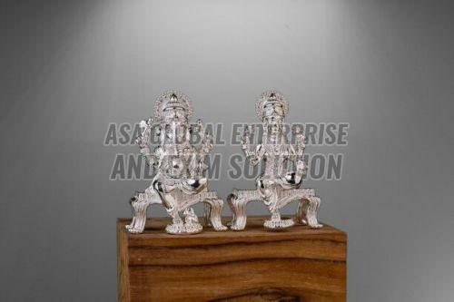 925 Silver Laxmi Ganesh Murti