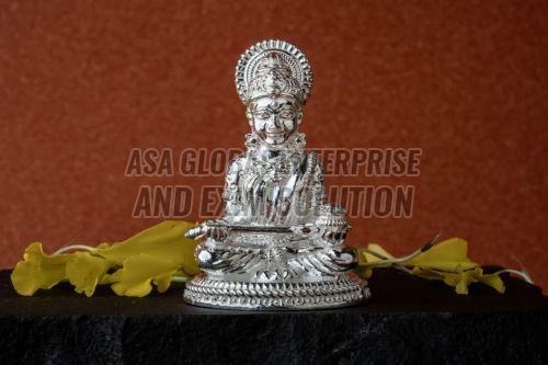 925 Sterling Silver Saraswati Mata Murti