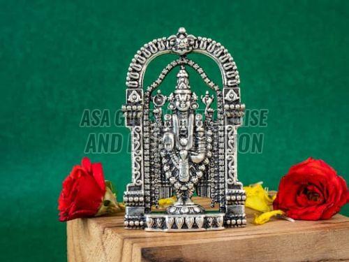 925 Sterling Silver Silver Venkateswara Swamy Murti