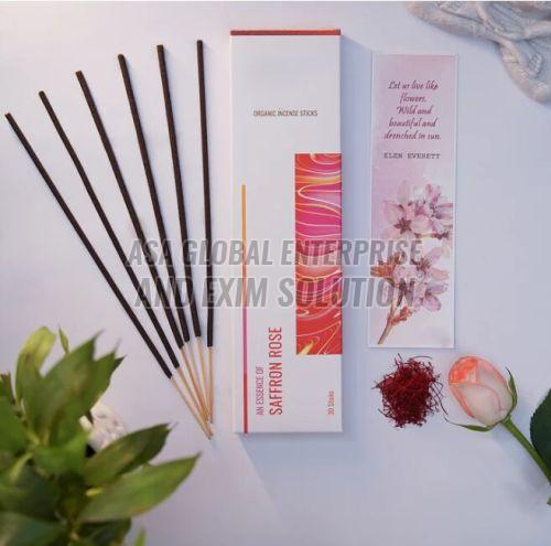 Saffron Rose Incense Sticks