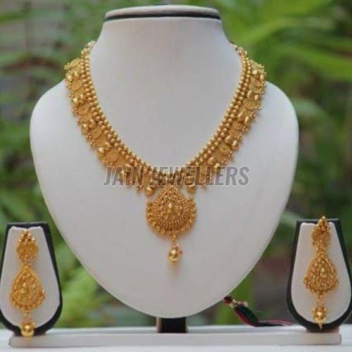 Designer Gold Necklace Set