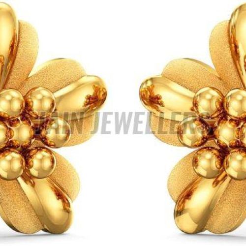 Ladies Gold Hoop Earrings