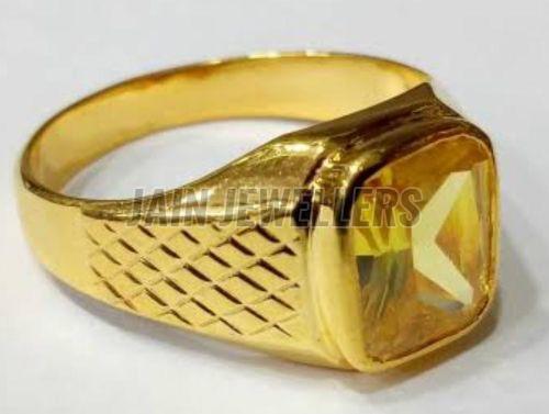 Mens Fancy Gold Ring