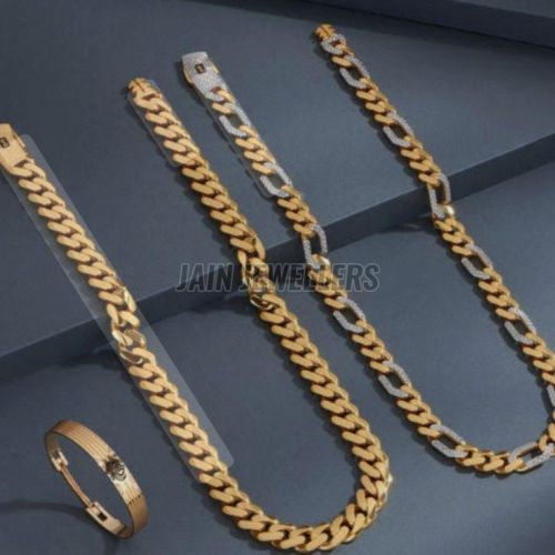 Mens Fancy Thick Gold Chain