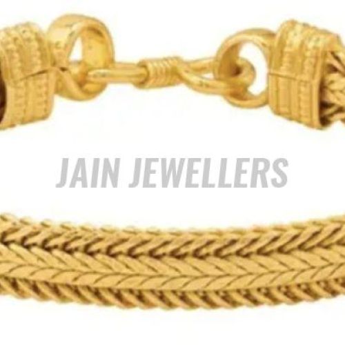 Mens Gold Chain Bracelet