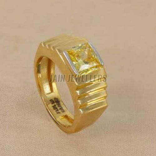 Mens Modern Gold Ring