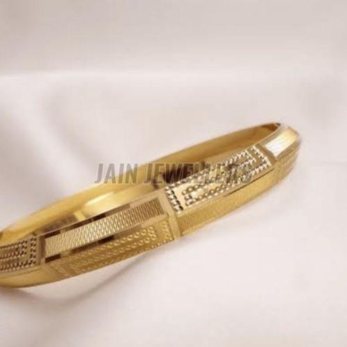 Mens Punjabi Style Gold Kada