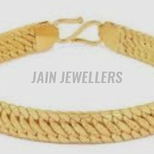 Mens Solid Gold Bracelet