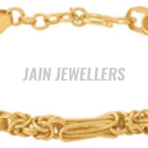 Mens Traditional Gold Bracelet